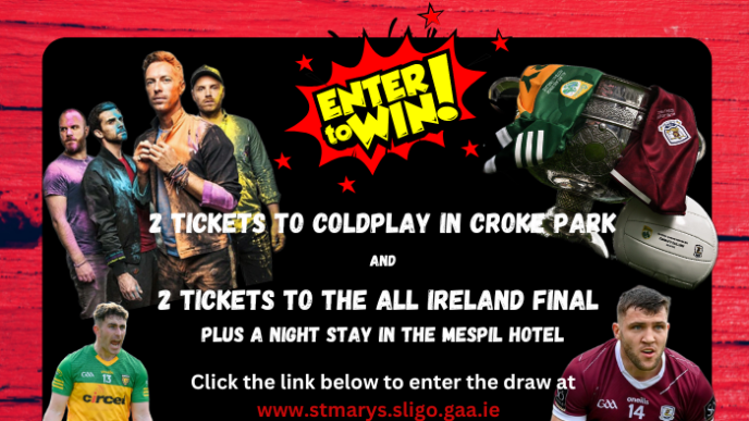 Coldplay & All Ireland Tickets